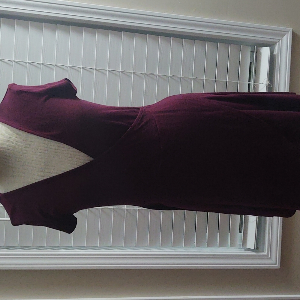 Ladies short dress burgundy Arizona size xl